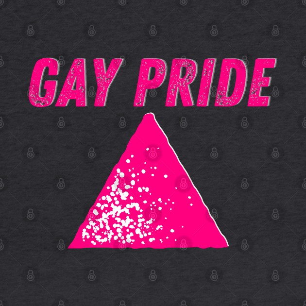 Gay Pride - Pink Triangle Pointing Up by TJWDraws